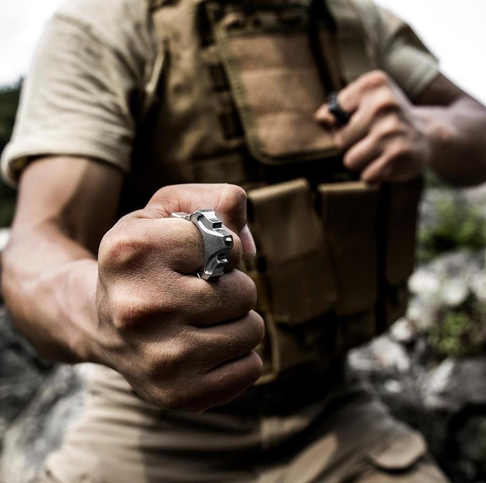 Stainless Steel Self Defense Ring - Cakra EDC Gadgets