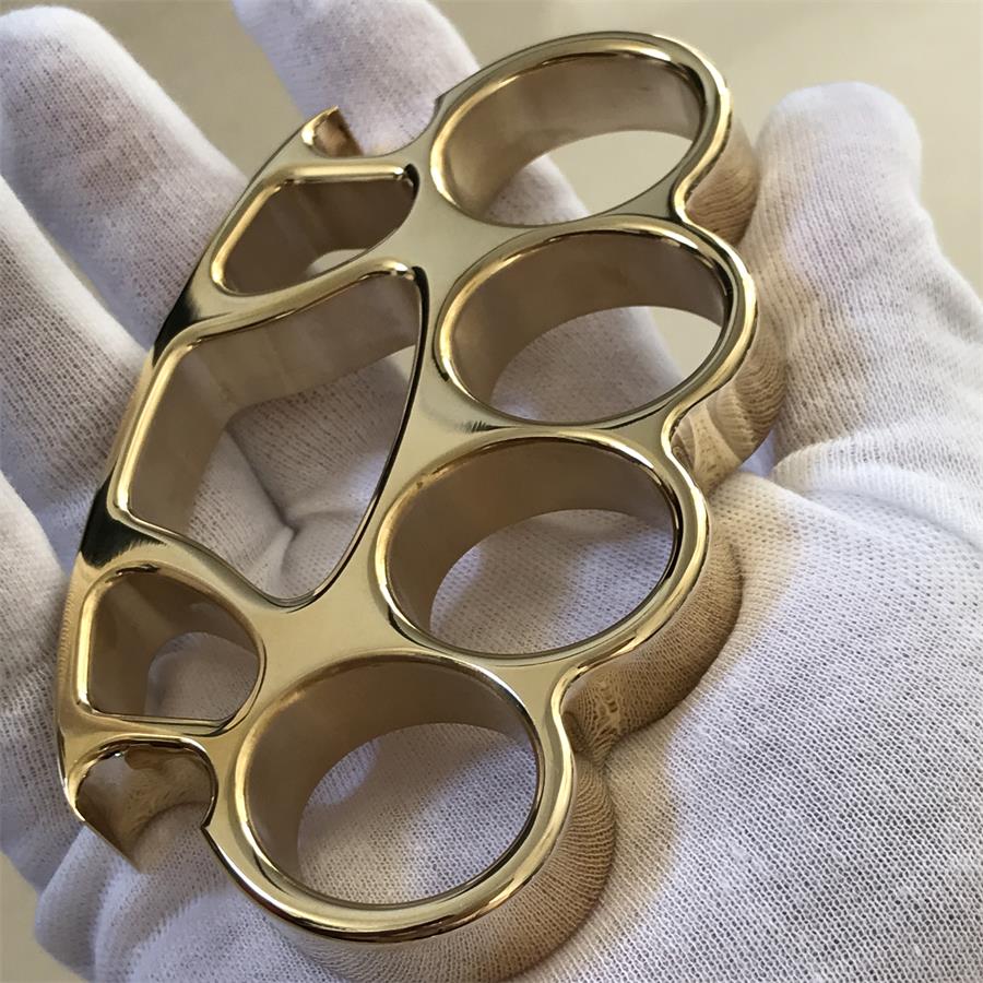 Mate X1 Savage -Mirror Brass Knuckle Duster Bottle Opener EDC Tool