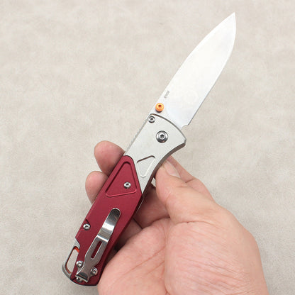 Benchmade 535-9 Folding Knife – Camping Knife with Aluminum Handle, High-Hardness Survival Knife, Outdoor Folding Knife