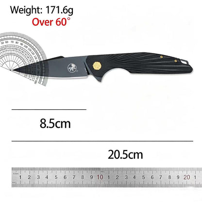 Hot-selling folding knife for export—durable, high-hardness outdoor camping knife with G10 handle.