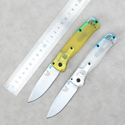 Benchmade 535 Folding Knife with PEI Handle – Lightweight EDC Knife, Sharp, Ideal for Unboxing