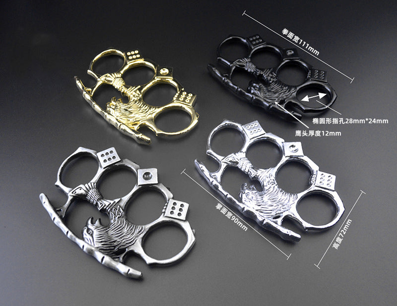 Eagle King Knuckle Duster Four-finger Safety Defense Boxing Broken Window Guard Camping Survival Combat Hand Buckle