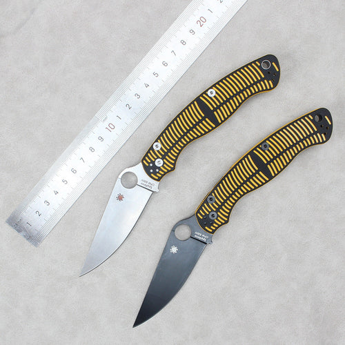 Spyderco C36 Folding Knife – New Model with Dual-Tone G10 Handle and High-Hardness Survival Blade