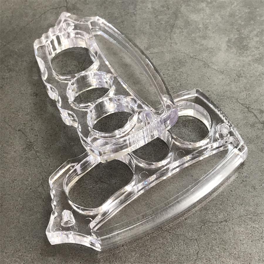 Transparent Knuckle Duster Window Breaking EDC Tool