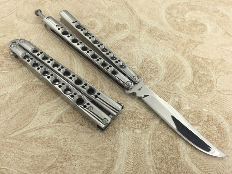 Mirror Finish BM43 Butterfly Knife