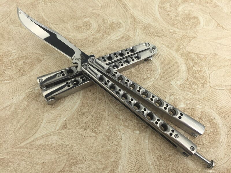 Mirror Finish BM43 Butterfly Knife