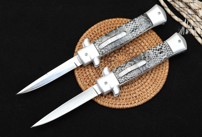 OTF Knife - Snake Skin Pattern