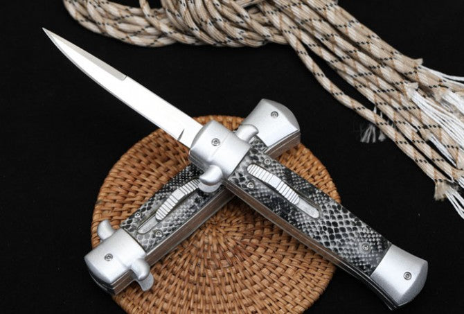 OTF Knife - Snake Skin Pattern