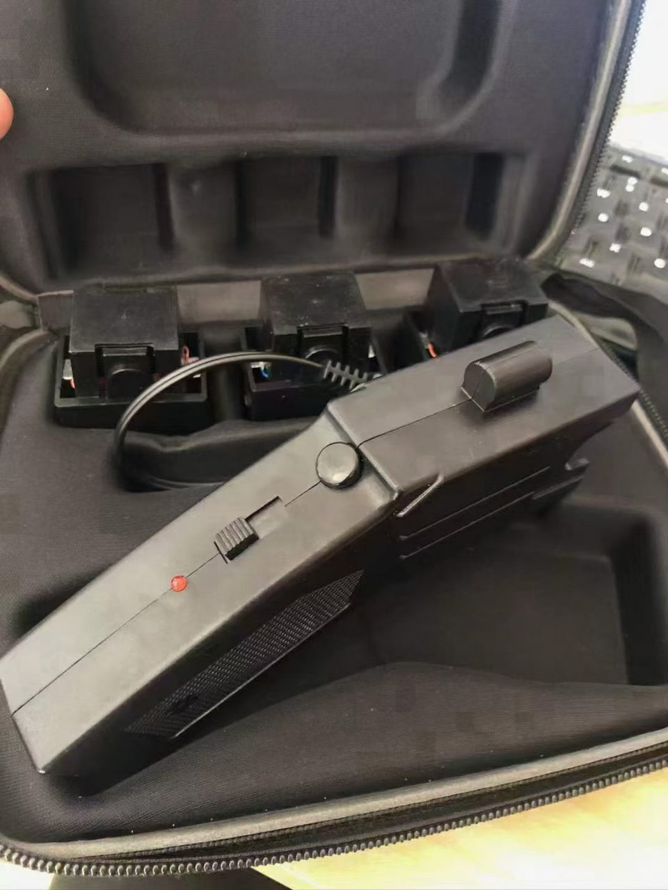 Taser Stun Gun with Needle-and-Thread Laser Infrared Defense