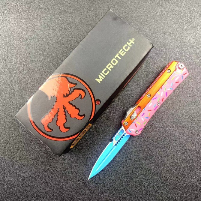 Mini Cobra OTF Knife Doughnut Edition