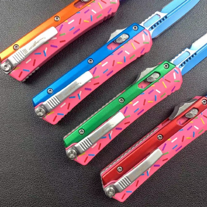 Mini Cobra OTF Knife Doughnut Edition