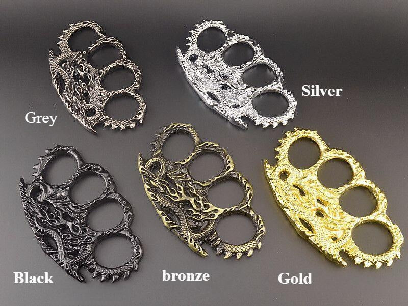 Dragon-patterned Thick High-strength Tactical Finger Ring