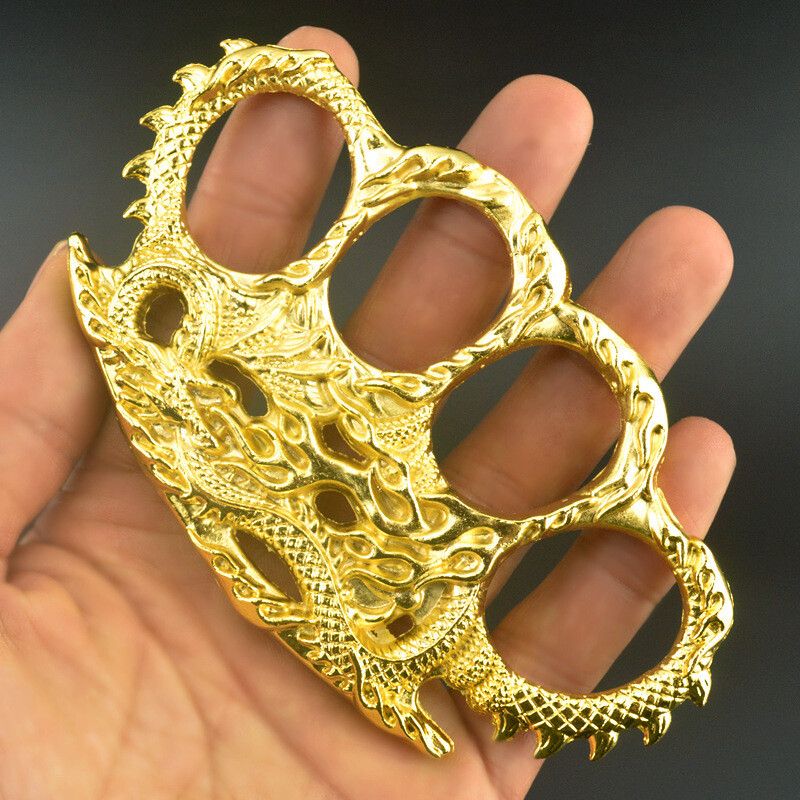 Dragon-patterned Thick High-strength Tactical Finger Ring