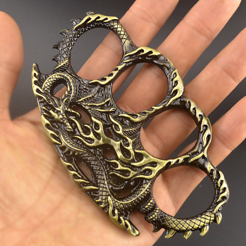 Dragon-patterned Thick High-strength Tactical Finger Ring