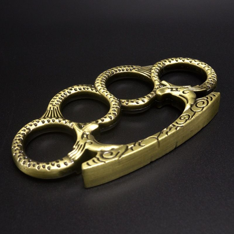 1/2 Pcs Double-Dragon High-Strength Tactical Finger Ring Finger Tiger.