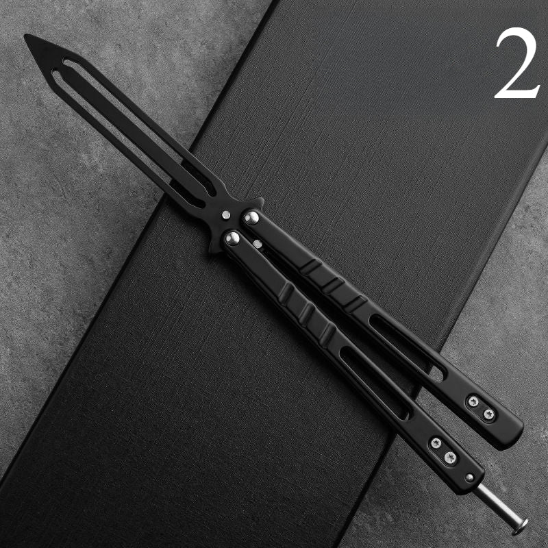 All-steel butterfly training practice knife, safe toy, unsharpened