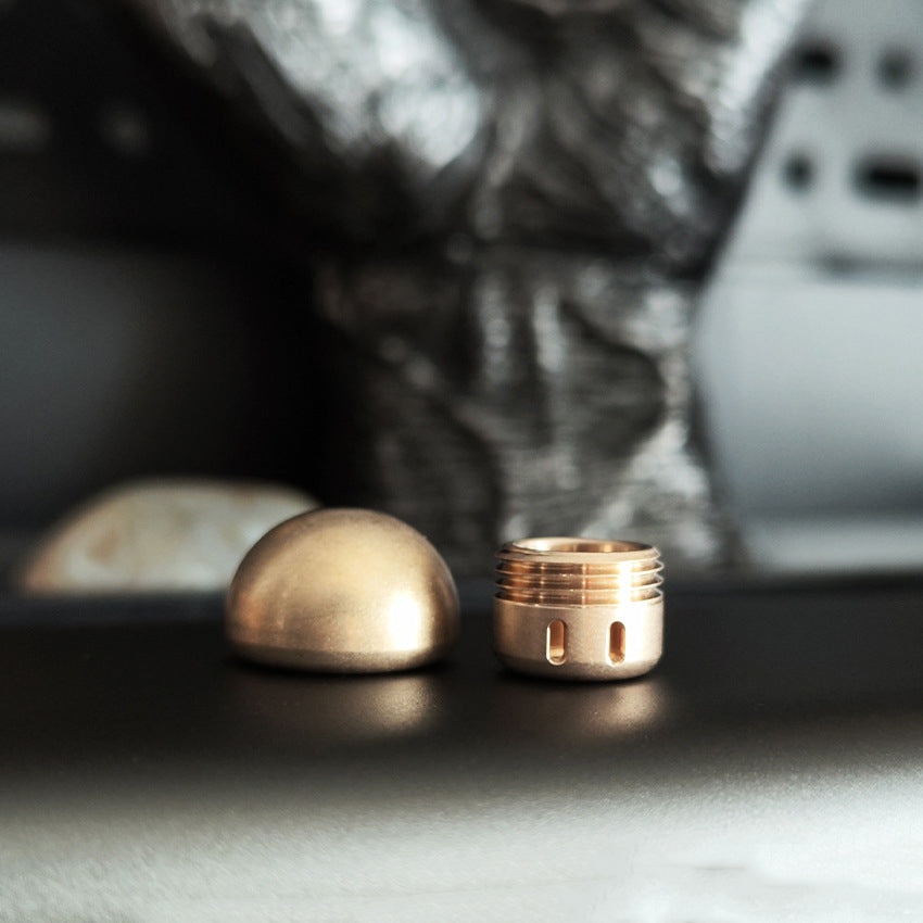 Brass Mushroom Pendant Umbrella Rope DIY Tool