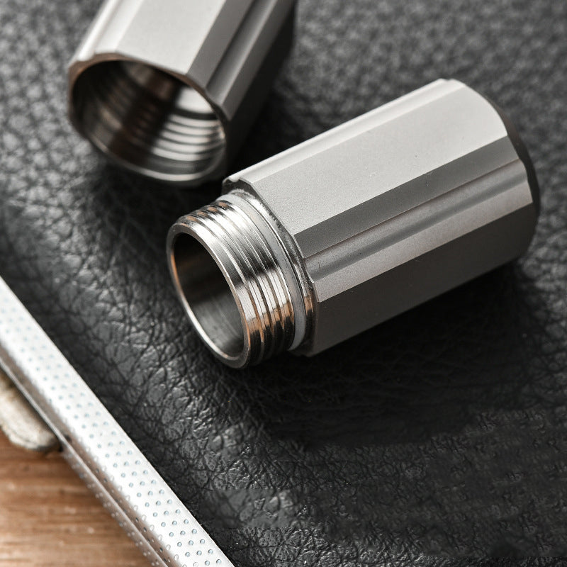 Titanium Sealed Waterproof Keychain Box