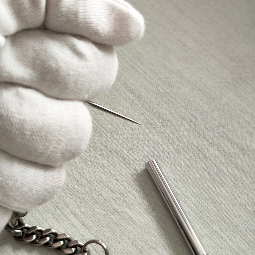 304 Steel Toothpick Titanium Chain Portable EDC Tool