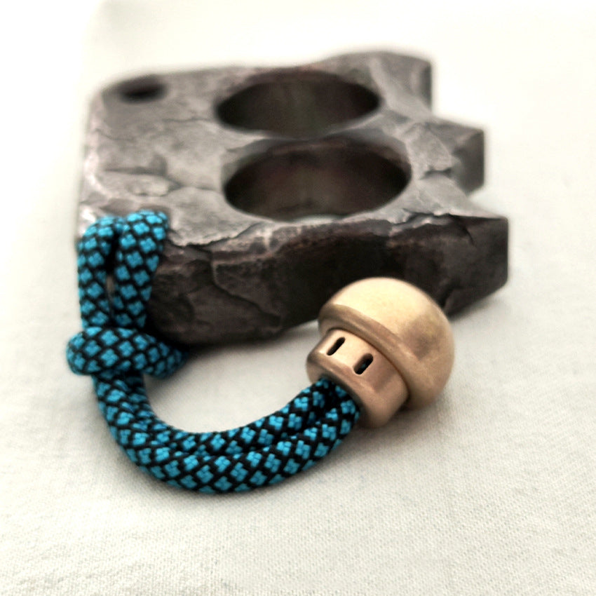 Brass Mushroom Pendant Umbrella Rope DIY Tool