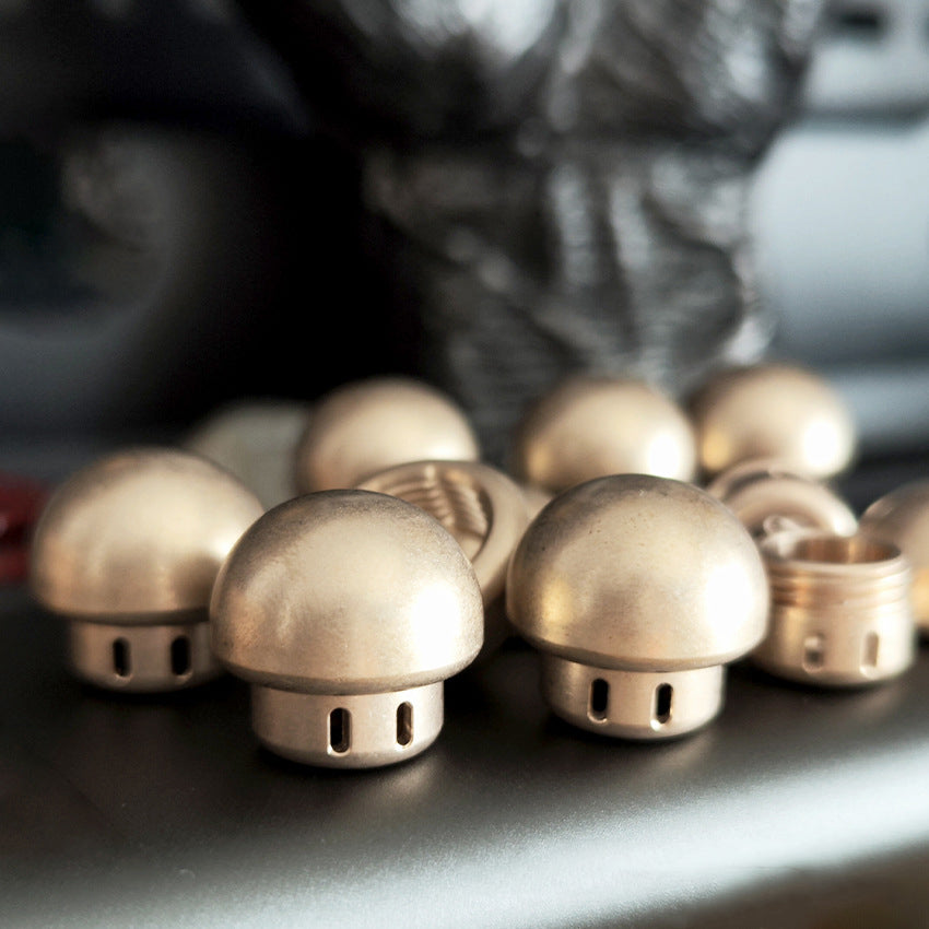 Brass Mushroom Pendant Umbrella Rope DIY Tool