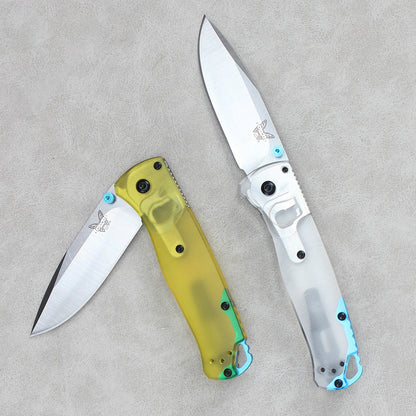 Benchmade 535 Folding Knife with PEI Handle – Lightweight EDC Knife, Sharp, Ideal for Unboxing