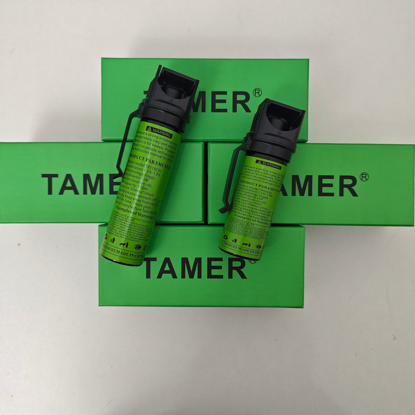 TAMER OC Gel Spray, Portable Wildlife & Aggressive Dog Repellent with Carrying Clip for Outdoor Hiking & Camping