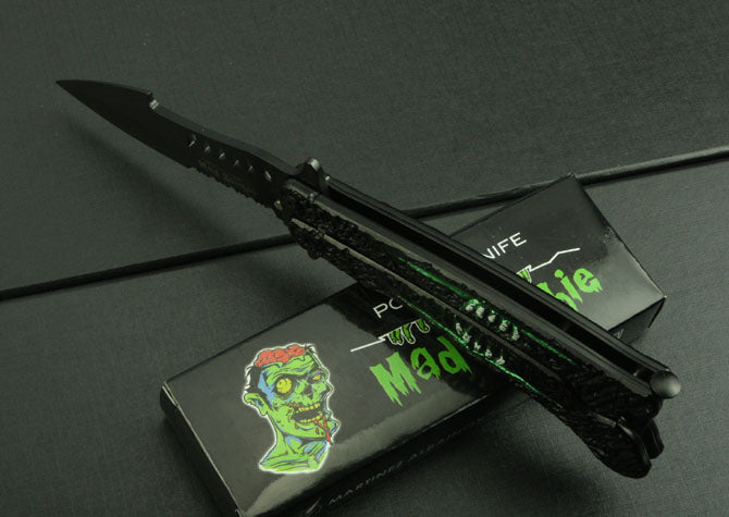 Crazy Zombie Folding Knife