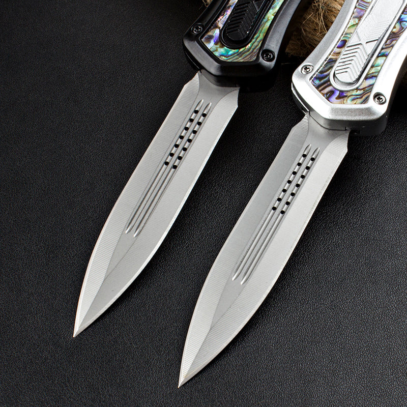 Goddess Bobbi Handle Straight Switchblade