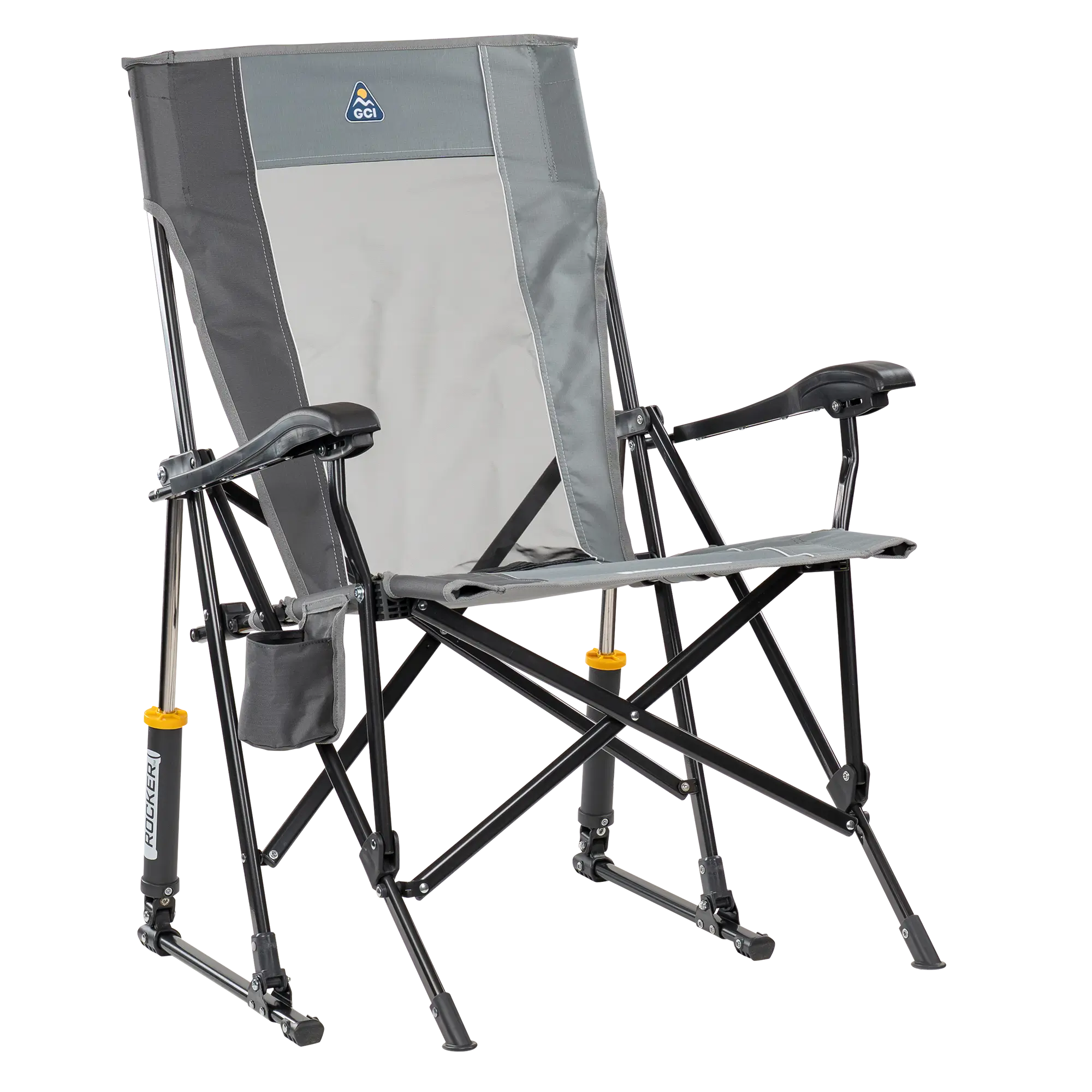 RoadTrip Rocker, Mercury Gray, Front