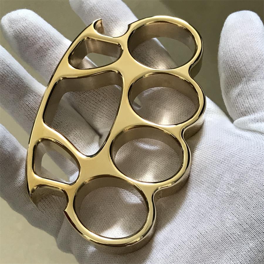 Mate X1 Savage -Mirror Brass Knuckle Duster Bottle Opener EDC Tool