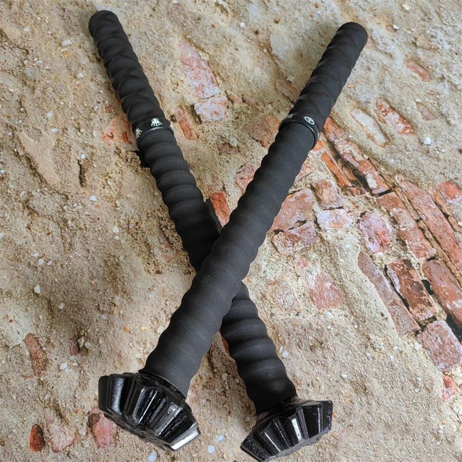 Black 2 Pcs Outdoor Tool