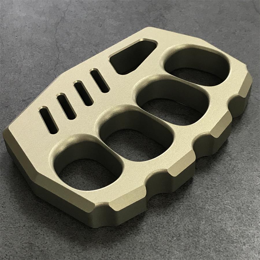 Aviation Aluminum Knuckle Dusters Large Finger Hole EDC Tool