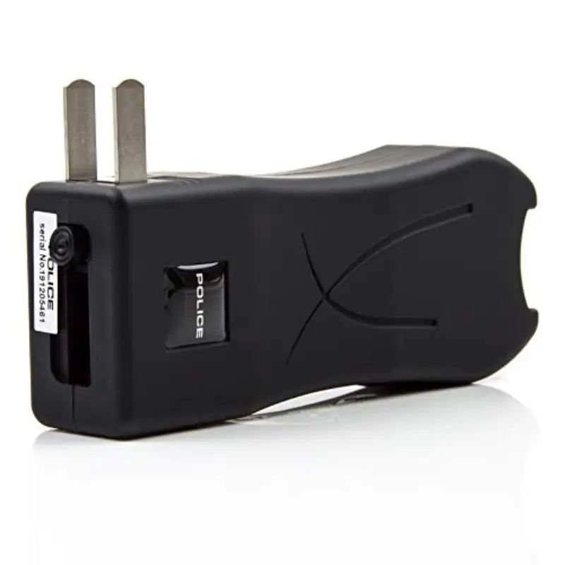 High Voltage Rechargeable Stun Gun for Self - Compact Heavy Duty with LED, Ergonomic Non-Slip Grip, USB Charging & Holster - Portable Personal Security for Women & Men (Black), Device, Professional Look, Textured Grip Handle