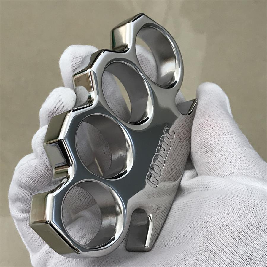 The King GODEDC Solid Classic Mirror Steel Knuckle Duster