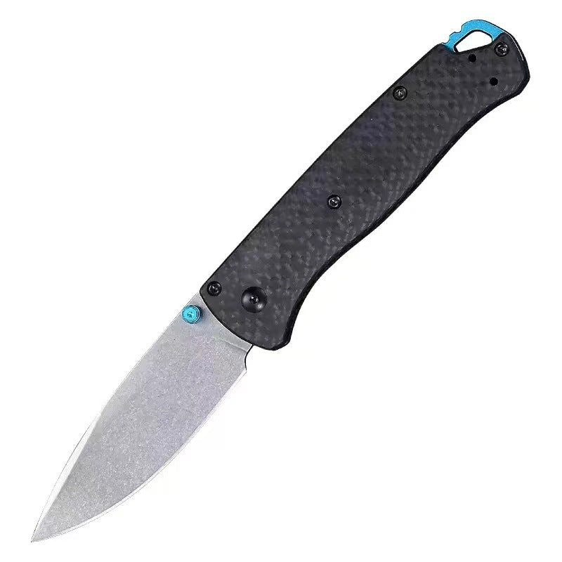 Benchmade 535 Carbon Fiber Handle Folding Knife – Portable Mini EDC Tactical Knife (High Hardness & Sharp)