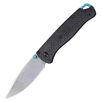 Benchmade 535 Carbon Fiber Handle Folding Knife – Portable Mini EDC Tactical Knife (High Hardness & Sharp)