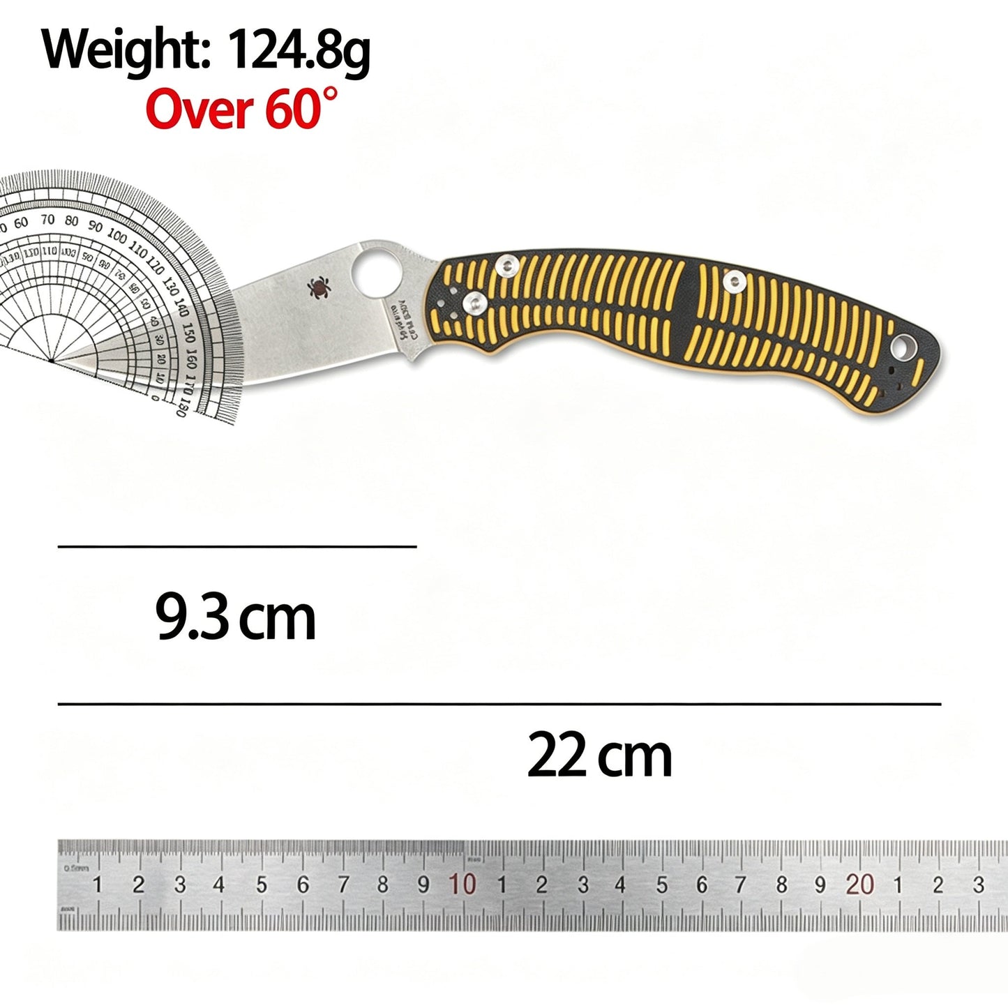 Spyderco C36 Folding Knife – New Model with Dual-Tone G10 Handle and High-Hardness Survival Blade