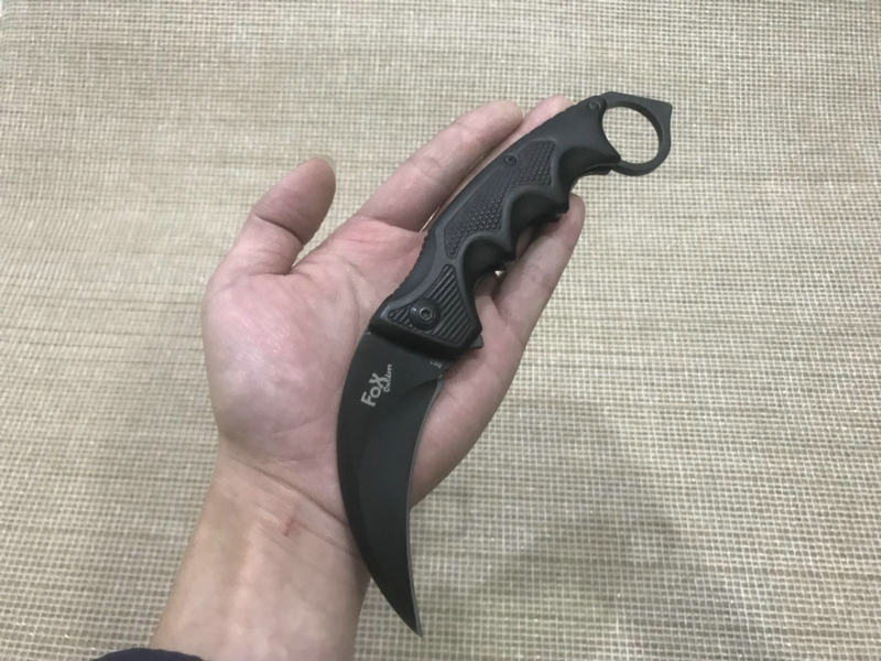 B63 quick-opening folding claw knife