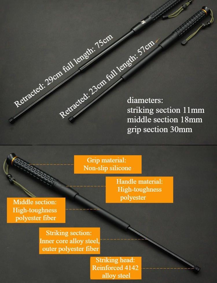 Outdoor Vehicle-mounted Household Safety Self-defense Baton, Protection Equipment