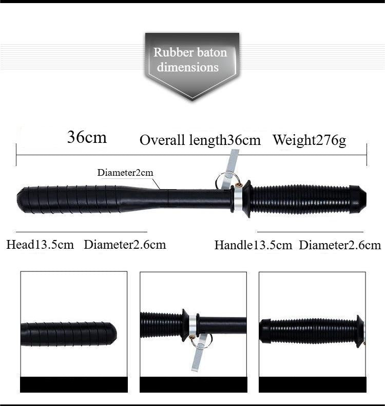 Outdoor Vehicle-mounted Household Safety Self-defense Baton, Protection Equipment