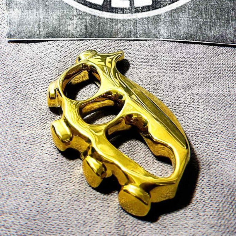 Creative Solid  Brass Knuckle Broken Window EDC Tool