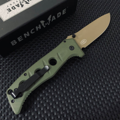 Benchmade 275 Folding Knife – G10 Handle, High-Hardness Tactical Folder, EDC Tool