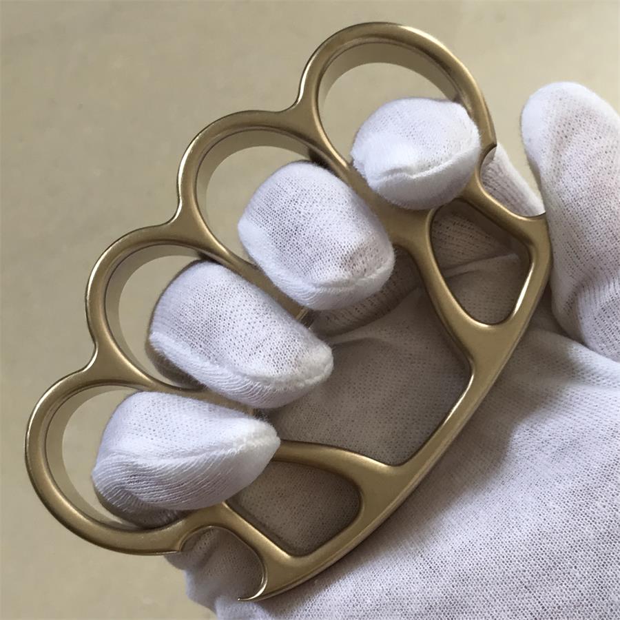 Mate X2 Savage -Stonewashed Brass Knuckle Dusters Bottle Opener EDC Tools