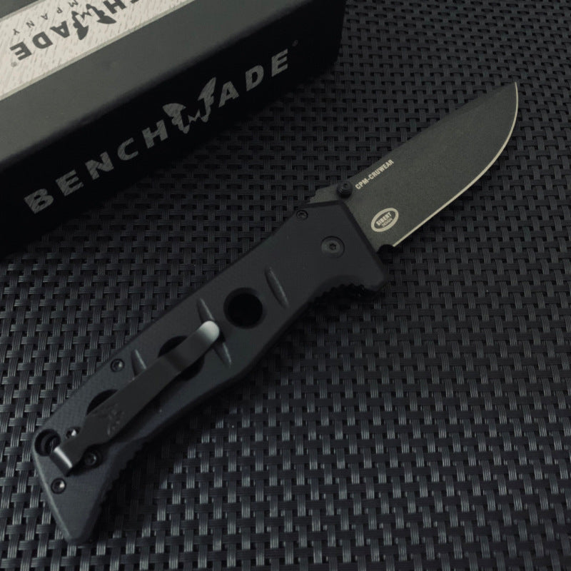 Benchmade 275 Folding Knife – G10 Handle, High-Hardness Tactical Folder, EDC Tool