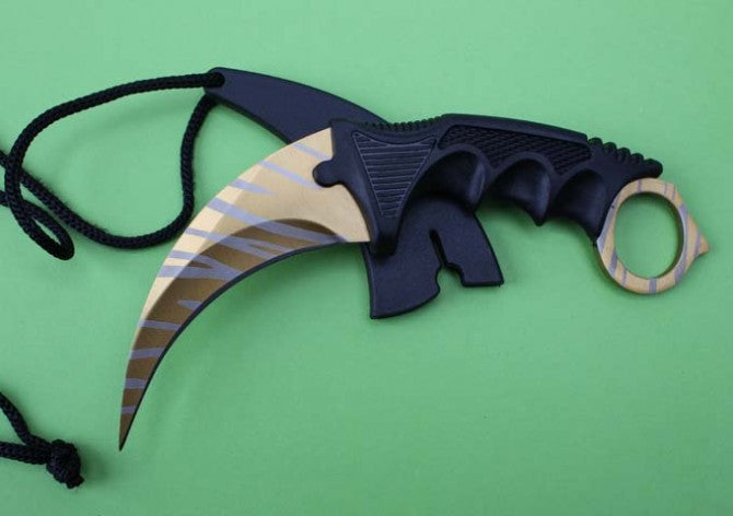 Steel tiger claw knife (three colors)