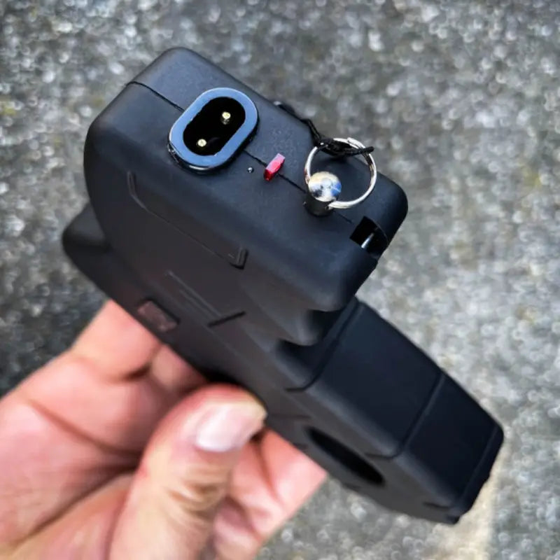 Personal safety multi-functional tool with detachable safety pin design, pocket-sized keychain accessory, integrating urban survival gear, emergency flashlight, night safety companion and travel accessories, a lightweight daily carry tool.