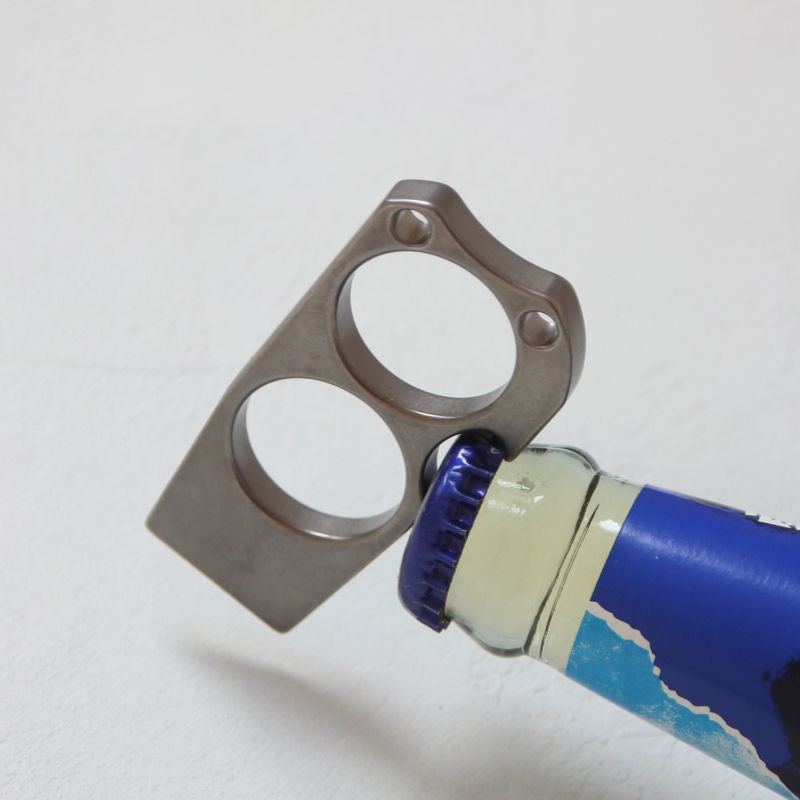 Mini Crowbar Titanium Bottle Opening EDC Keychain Backpack Tool