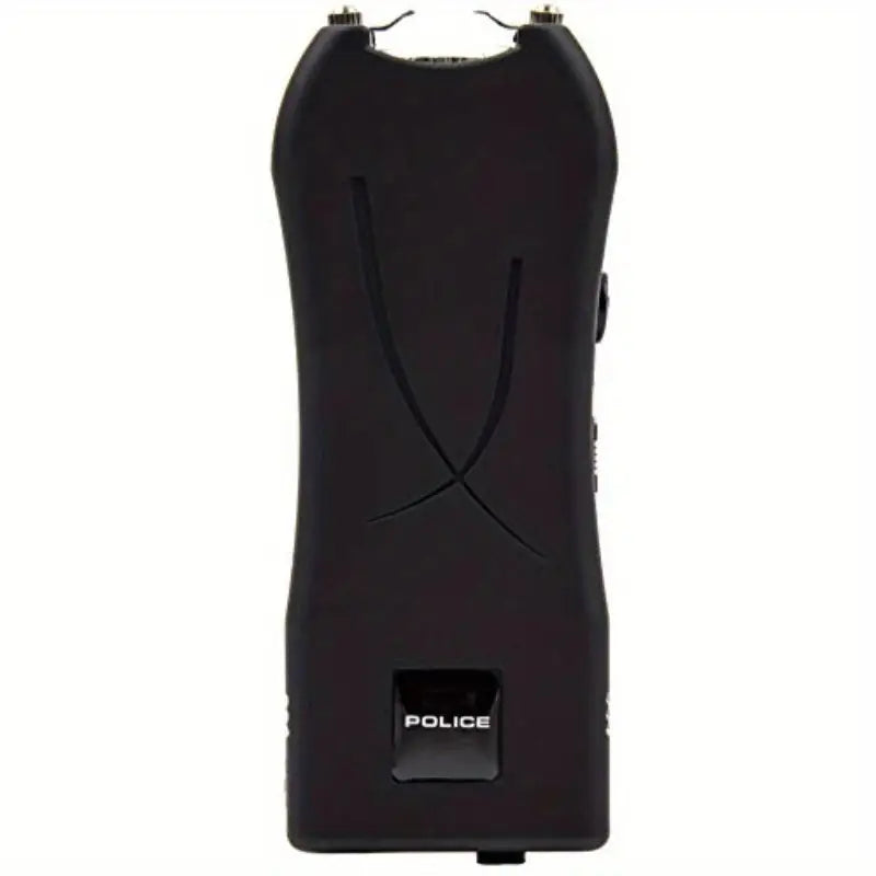 High Voltage Rechargeable Stun Gun for Self - Compact Heavy Duty with LED, Ergonomic Non-Slip Grip, USB Charging & Holster - Portable Personal Security for Women & Men (Black), Device, Professional Look, Textured Grip Handle