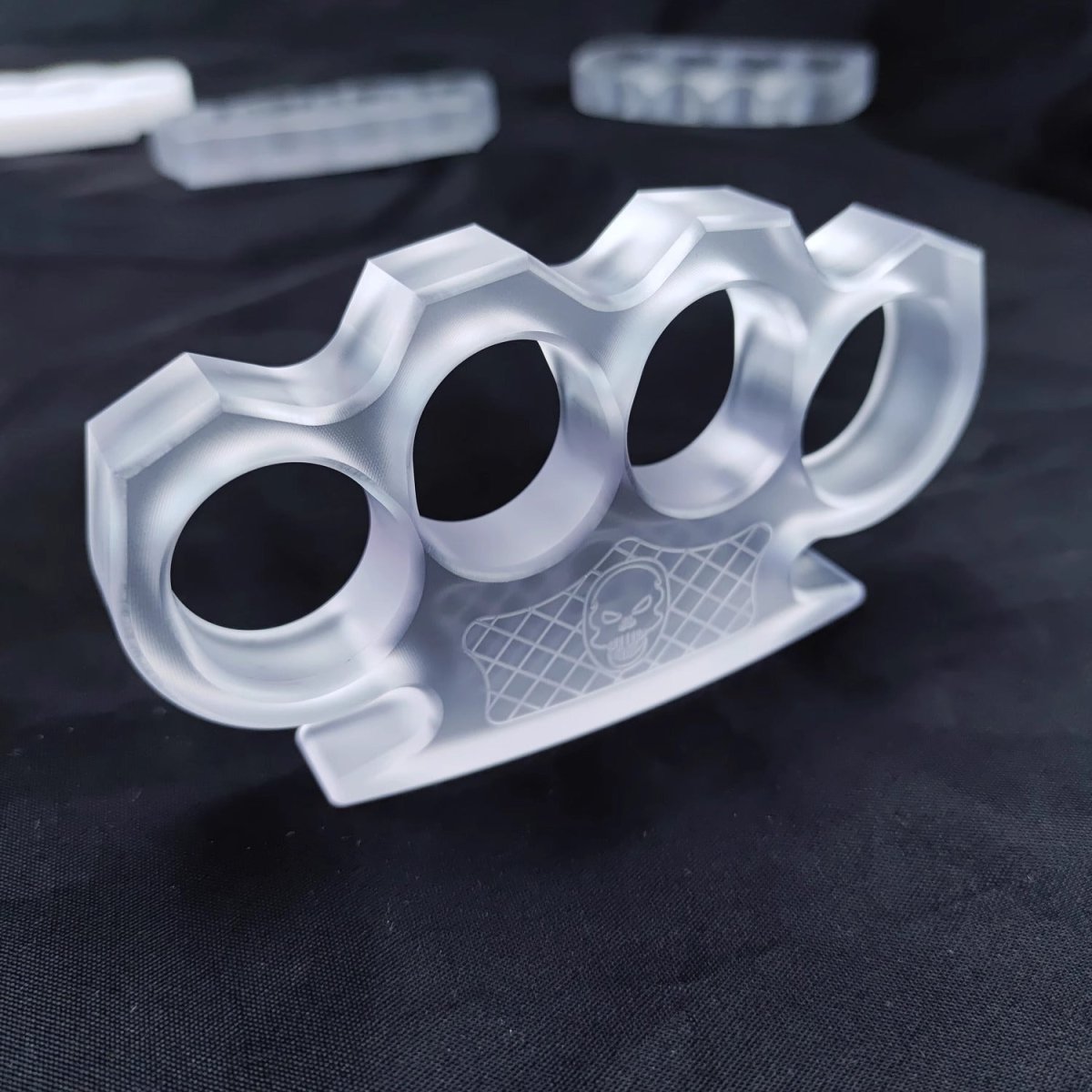 2024 New Clear Plastic Brass Knuckles - Cakra EDC Gadgets